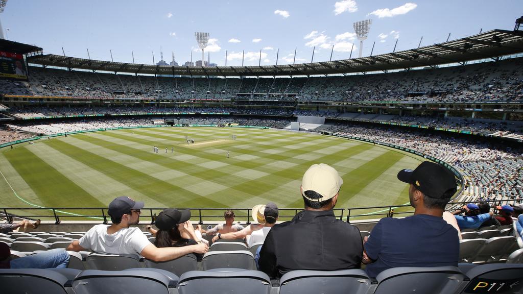 Crowds at the MCG were significantly reduced for the Boxing Day Test. Picture: David Caird