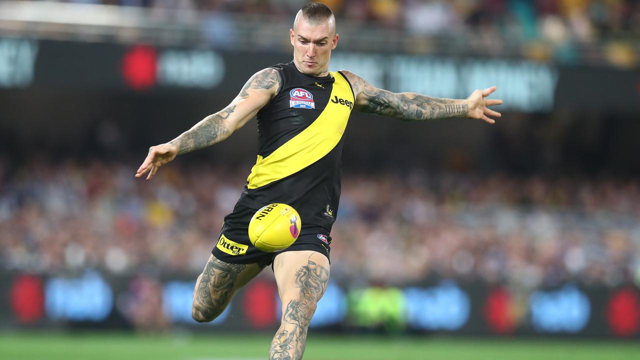 Dustin Martin is dominating on and off the field. Picture: Getty Images