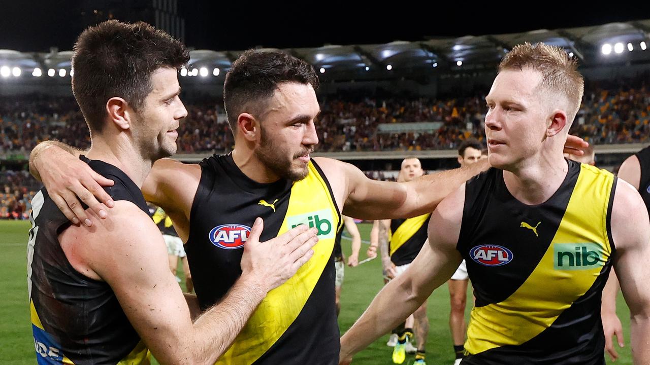 Shane Edwards retired after the Tigers’ finals exit. Picture: Michael Willson/AFL Photos via Getty Images