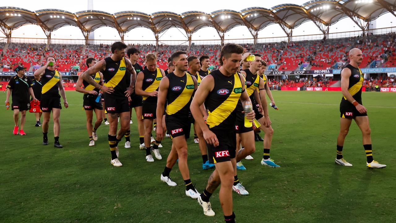 Richmond are in for a tough year. (Photo by Dylan Burns/AFL Photos via Getty Images)