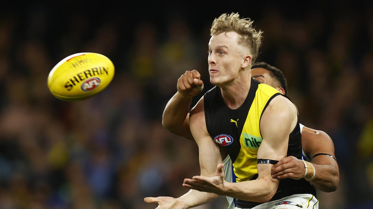 Noah Cumberland kicked 19 goals this year. Picture: Daniel Pockett/Getty Images