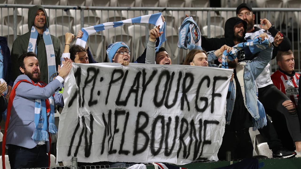Melbourne City fans will get their wish — and are set to have a 50 per cent capacity crowd at AAMI Park. Picture: Mark Kolbe/Getty Images