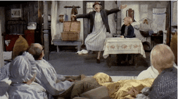 willy wonka and the chocolate factory dancing GIF